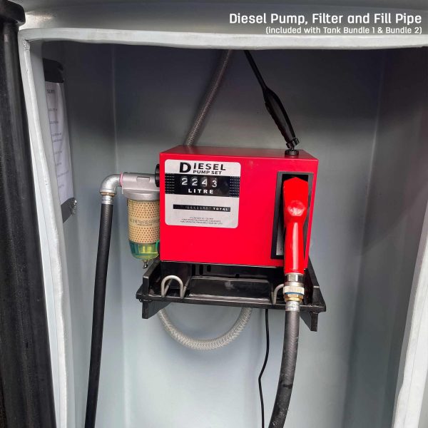 Diesel-Pump-Filter-and-Fill-Pipe-Connected-to-Diesel-Fuel-Storage-Tank-in-Lockable-Cabinet